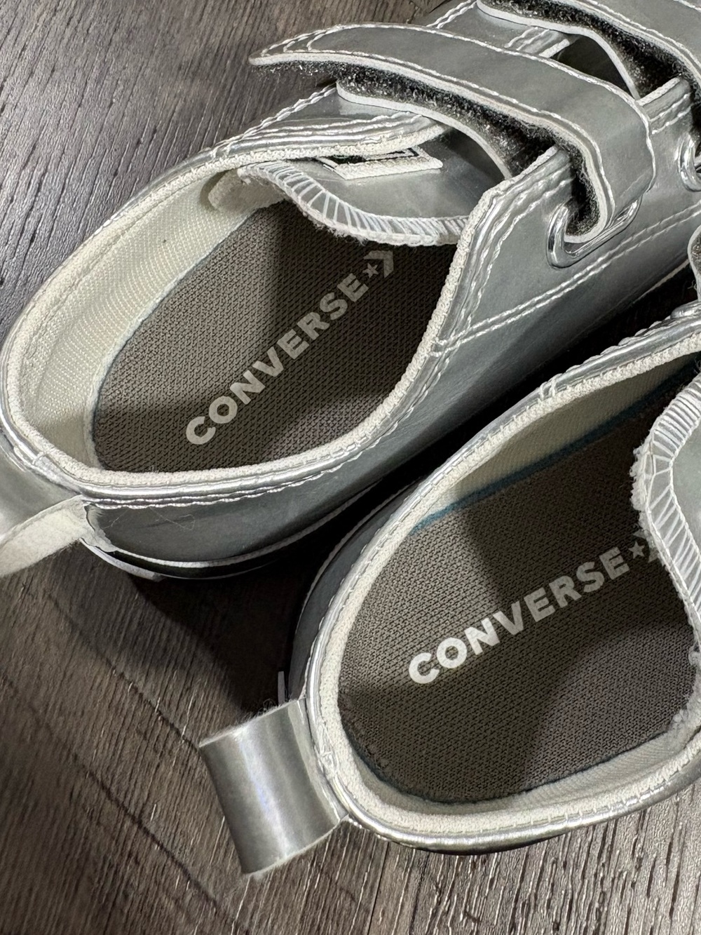 CONVERSE All Stars Toddlers' Chuck Taylor All Star Metallic Solver Sneakers - Picture 4 of 6